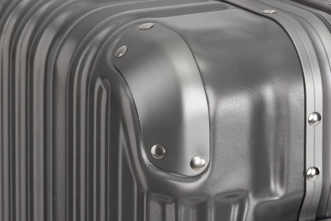 Travelhouse London Boardkoffer S-55cm · Aluminium Rahmen · Polykarbonat Hartschale · 2X TSA Zahlensc