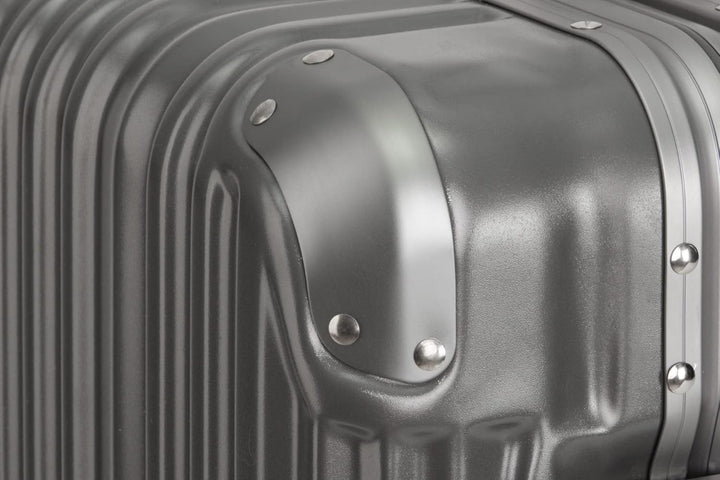 Travelhouse London Boardkoffer S-55cm · Aluminium Rahmen · Polykarbonat Hartschale · 2X TSA Zahlensc