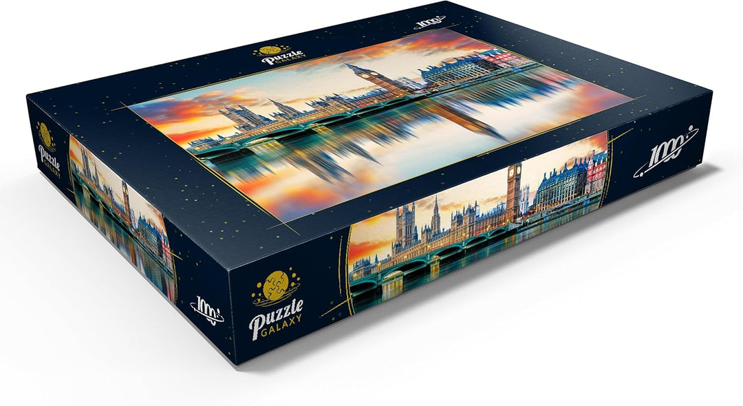 Big Ben und Parlamentsgebäude, London, England - Premium 1000 Teile Puzzle - MyPuzzle Sonderkollekti