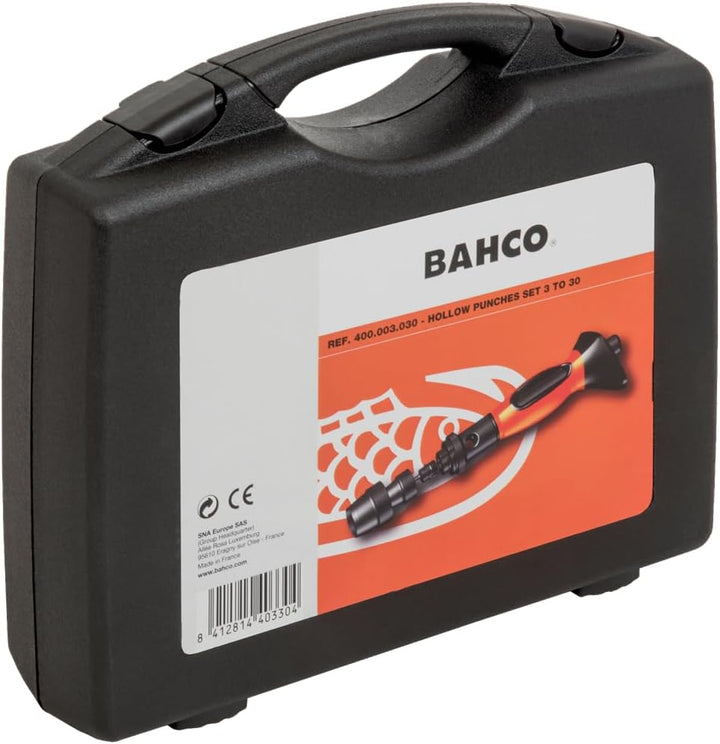 Bahco 400003030 Lochstanzen-Set, 16-teilig, 3-30mm Wechselbar