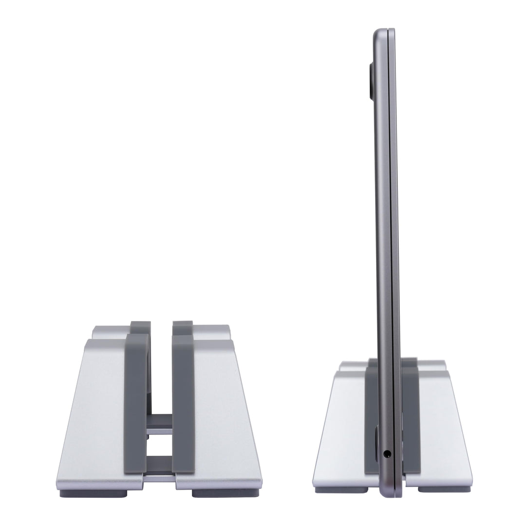 M-Form Einstellbar Vertikal Laptop Ständer - Aluminium, Universelle Passform für MacBook & Alle Lapt