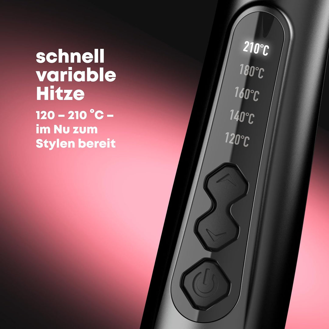 Revamp Progloss Tight Curl Stick - Dünner Korkenzieher Lockenstab für kleine bis mittlere Locken, Ko