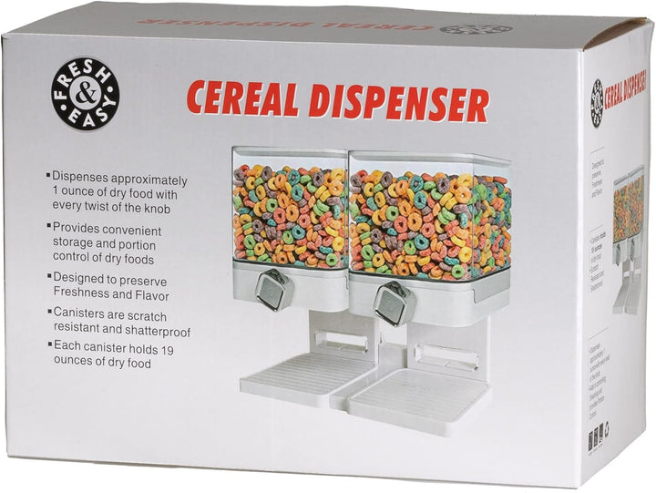 United Entertainment - Müslispender/Cerealienspender/Cornflakesspender/Doppel-Spender für Müsli, Cor