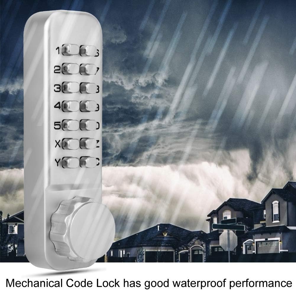 Mechanisches Code-Schloss, Tür-Passwort-Sicherheitsschloss mit mechanischer Tastatur, witterungsbest