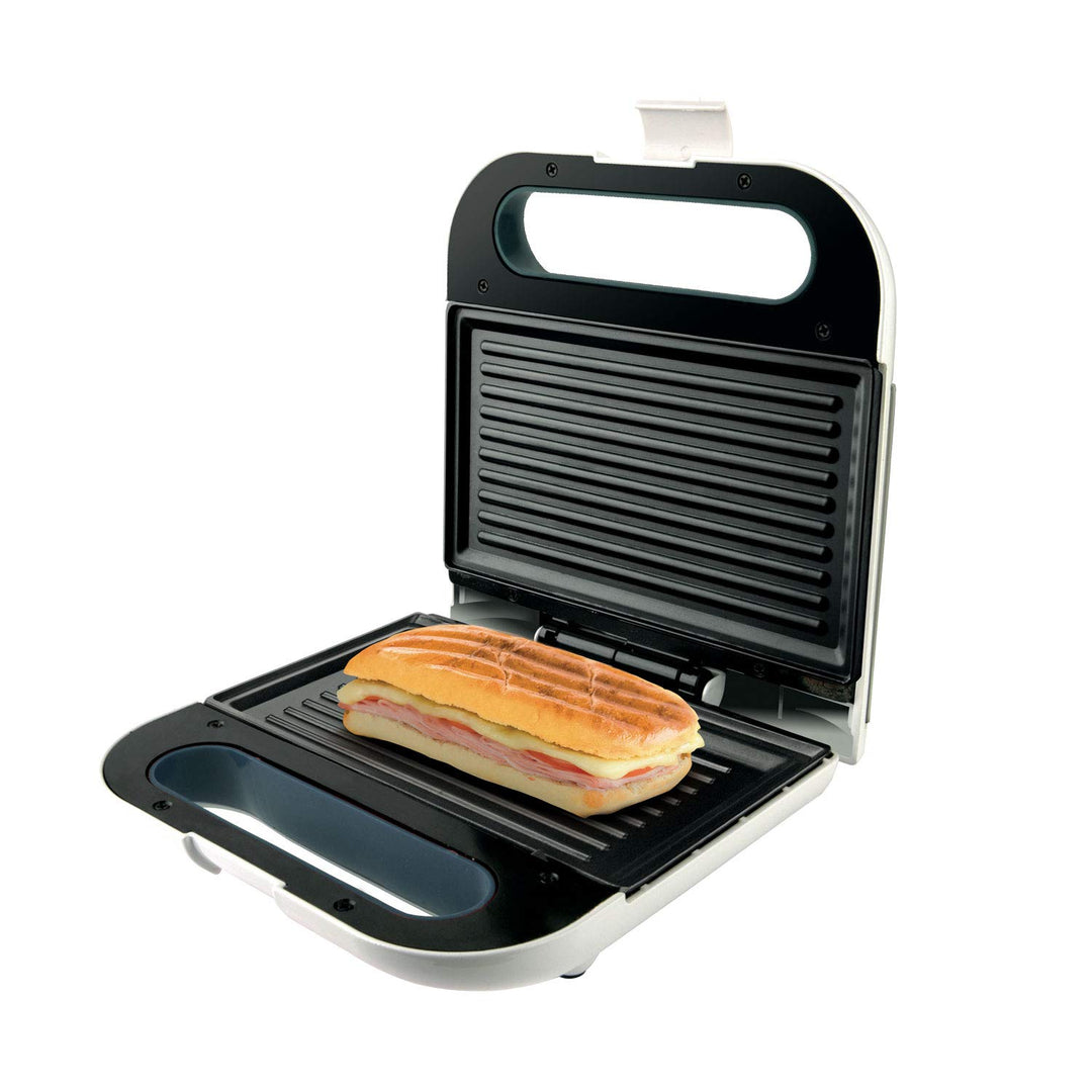 Taurus Phoenix Luxe Sandwichmaker, Grill, knusprige Ergebnisse, Antihaftplatten 21,5 x 12,5 cm, leuc