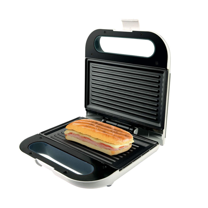 Taurus Phoenix Luxe Sandwichmaker, Grill, knusprige Ergebnisse, Antihaftplatten 21,5 x 12,5 cm, leuc
