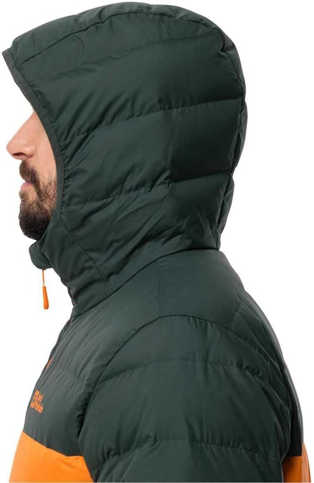 Jack Wolfskin Herren Ather Down Hoody M Daunenjacke M dragon fire, M dragon fire