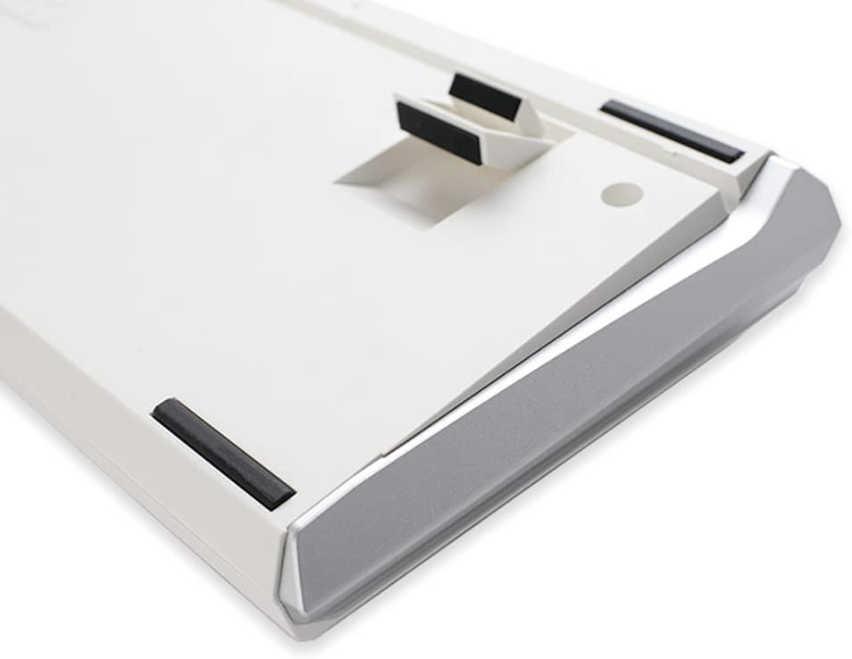 Ducky One 3 Classic Pure White TKL Gaming Tastatur RGB LED - MX-Clear US Clavier USB Anglais américa