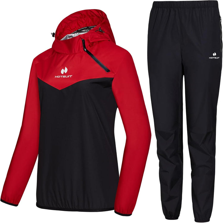 HOTSUIT Schwitzjacke/Schwitzanzug Damen Sauna Trainingsanzug Sportanzug Schwitzanzug Fitness Trainin