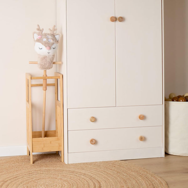 Bieco Steckenpferd Kinder Reh Ella | Hobby Horse Pferde | Steckenpferd Rollen | Steckentier Holz Pfe
