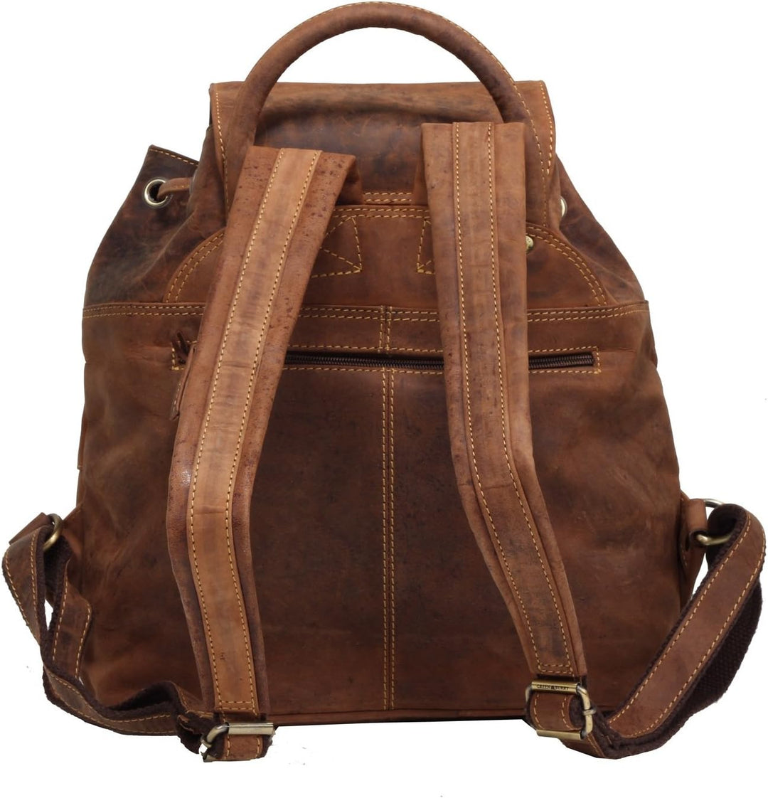 Greenburry Vintage Rucksack antikbraun, Braun