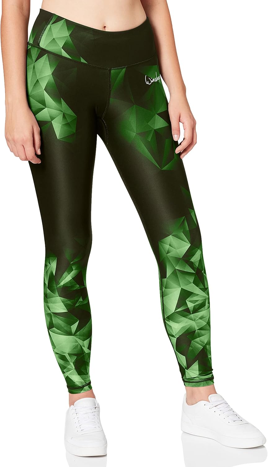 Winshape Damen Functional Power Shape Tights AEL102 mit Anti-Rutsch-Effekt, saphir, Winshape Slim St
