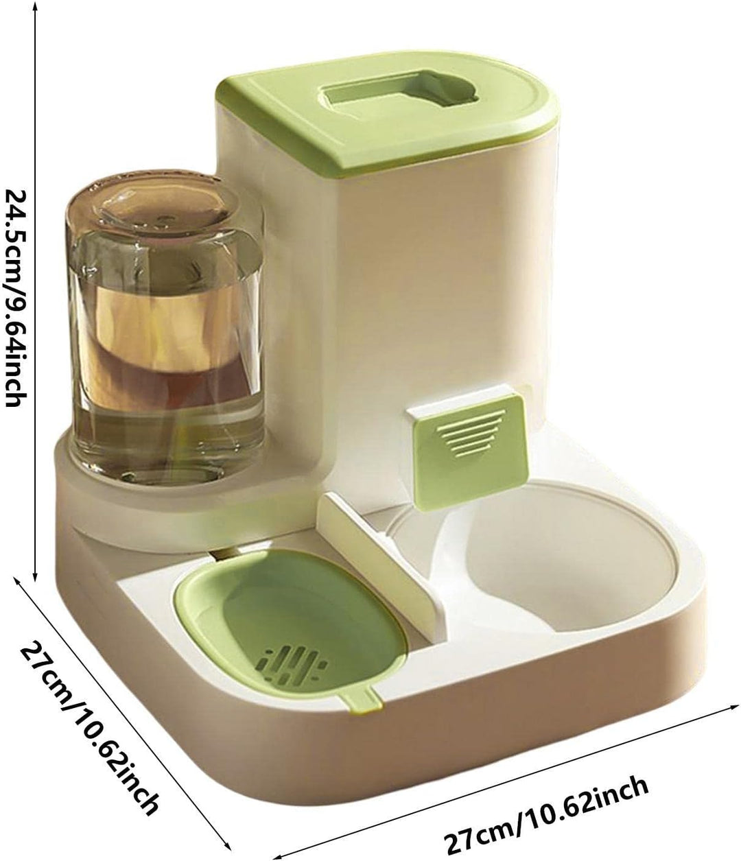 Automatisches Futter Und Wasserspender, 2 In 1 Haustier Futter Und Tränke, Katzen Wasserspender, Aut