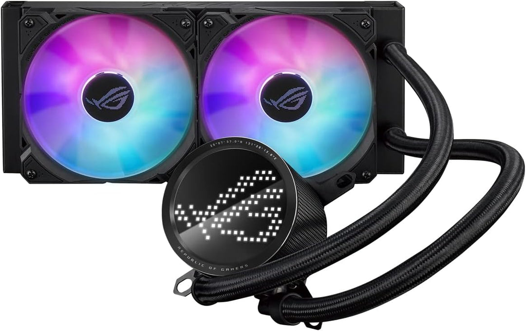 ASUS ROG Ryuo III 240 RGB All-in-One-Flüssig-CPU-Kühler (2x adressierbare 120 mm ARGB Radiatorlüfter