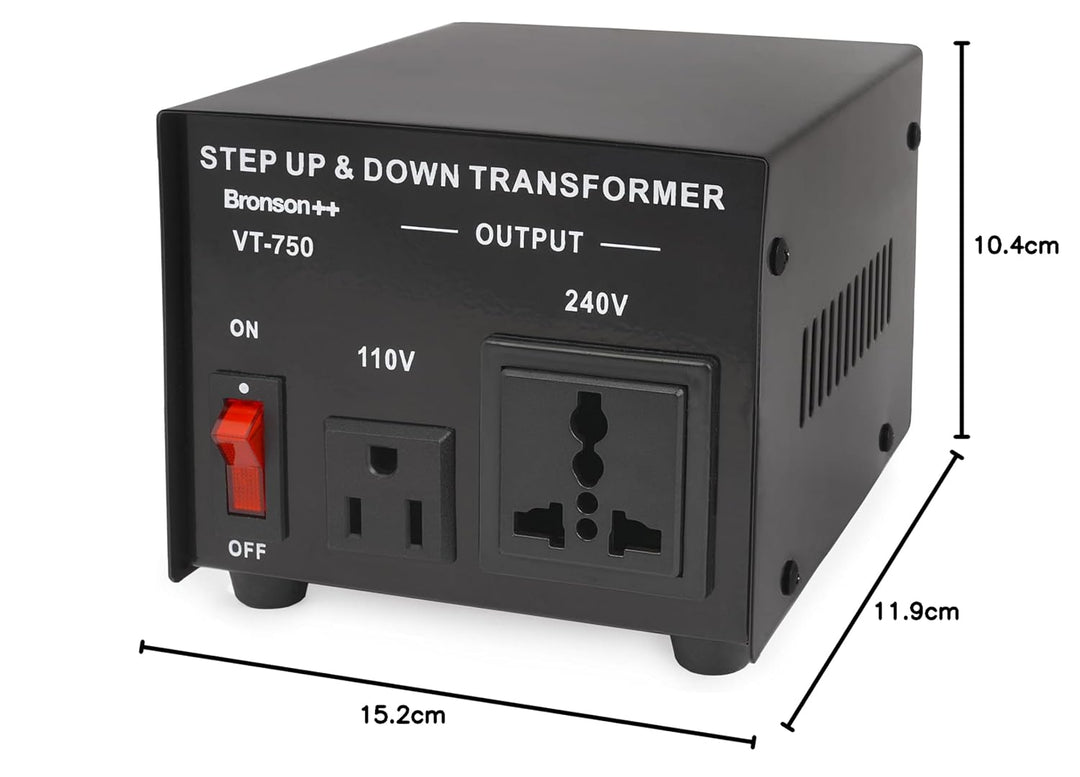 Bronson++ VT 750-110 Volt Spannungswandler Transformator Step-up/-down Konverter - Bronson 750 Watt