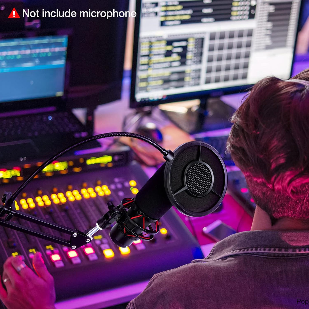 HyperX QuadCast Popschutz - 14CM 6 Schichten Popfilter und Schaumstoff für HyperX QuadCast S/ProCast