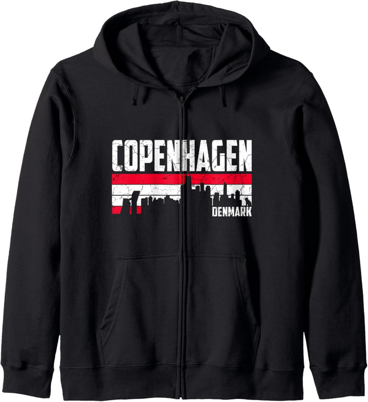 Mein Kopenhagen Skyline Dänemark Heimat Stadt Souvenir Kapuzenjacke