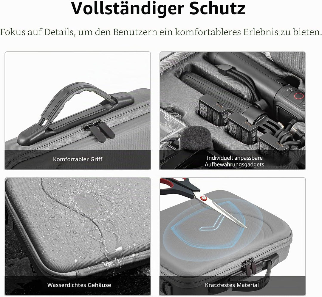 STARTRC VCR Tragetasche für GoPro Hero 13 12 11 10 9 8 7 Action Camera Hard Organizer Case Tasche Zu