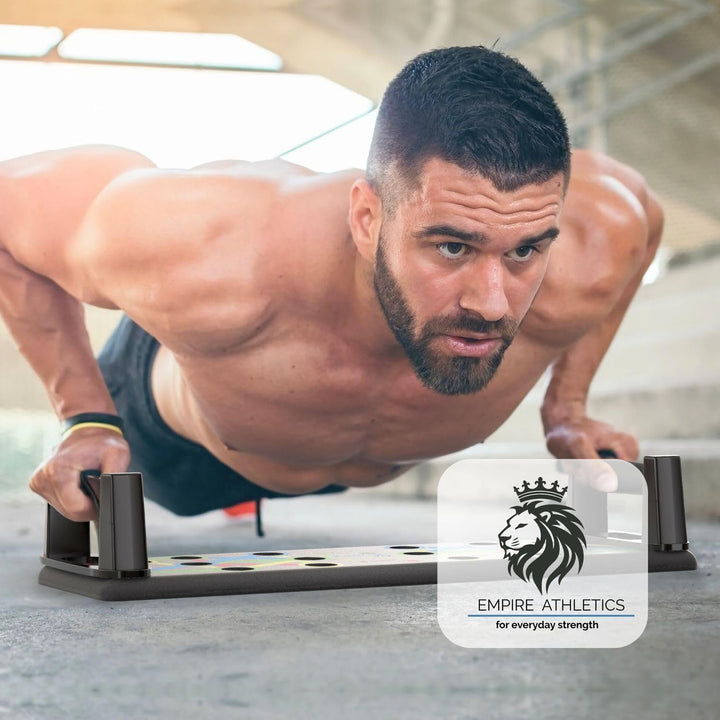 Multifunktionales Push-Up-Board in schwarz für Hometraining Büro und Unterwegs