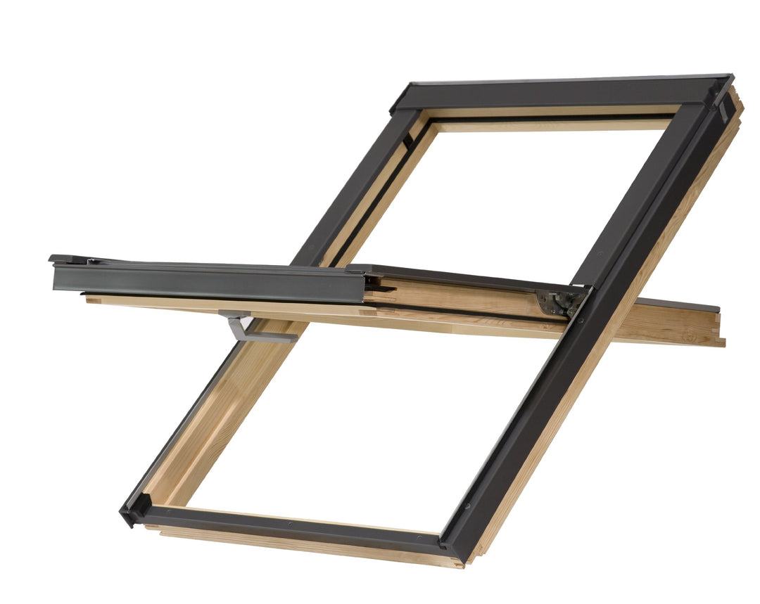 Dachfenster Schwingfenster mit Eindeckrahmen 114x118 cm auch kompatibel zum Austauch alter Dachfenst