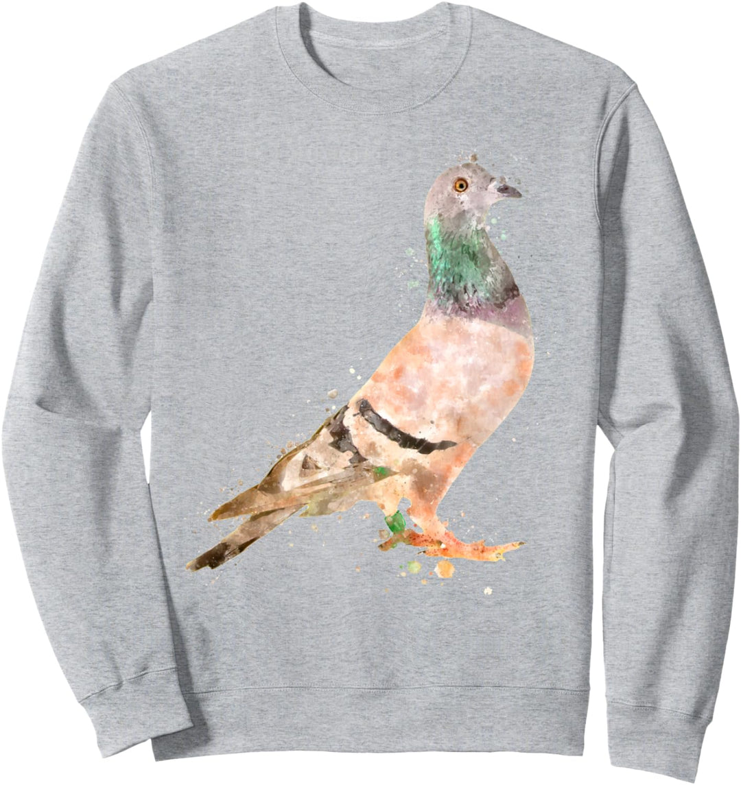 Taube Vogel Aquarell Geschenk Taubenzucht Sweatshirt