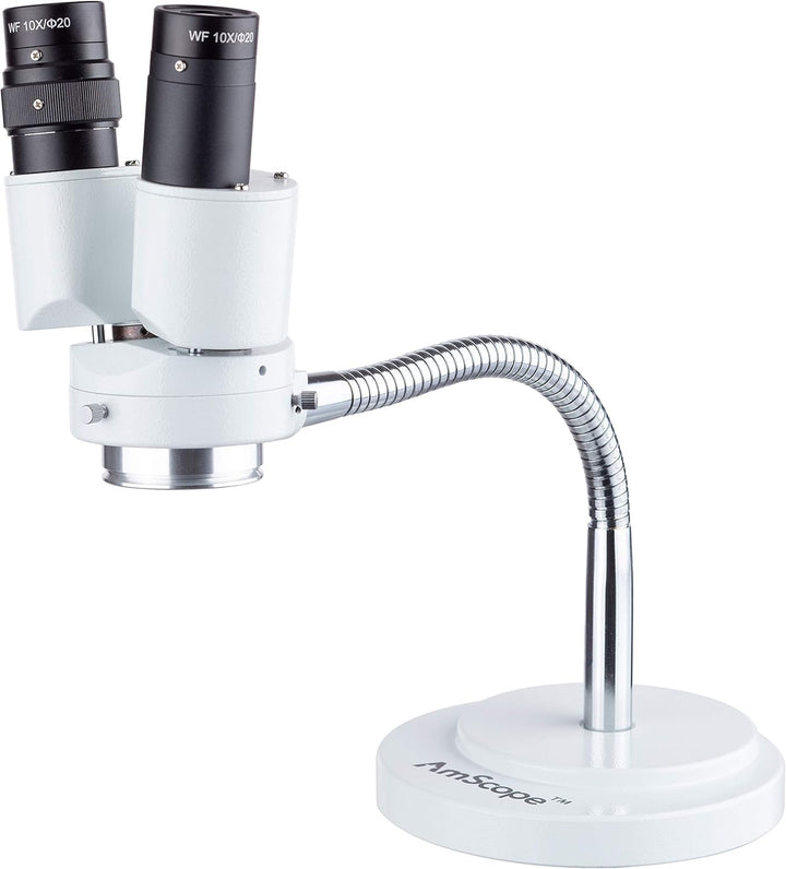 AmScope - Fernglas-Stereo-Mikroskop mit 8-facher Vergrösserung mit 360-Grad-Drehung - Zahnarzt, Labo