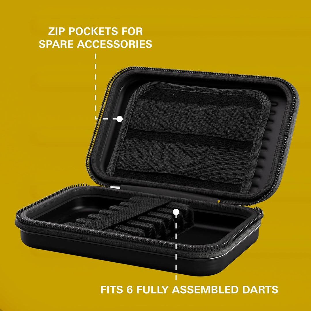 Target Darts Takoma XL Darts Case - Holds x 2 Satz Darts Brieftasche Gelb, Gelb