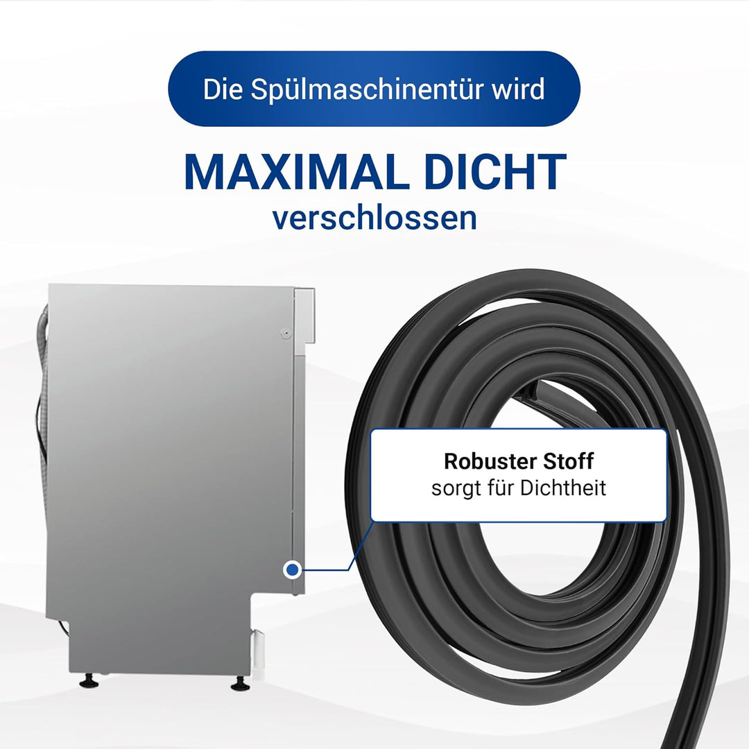 VIOKS Gummi Türdichtung Ersatz für Bosch Siеmens 488143 00488143 Dichtgummi Dichtung Spülmaschine Gu