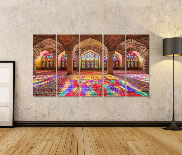 islandburner Bild auf Leinwand Nasir Al Mulk Moschee Shiraz Iran Bilder Wandbilder Poster Leinwand 1