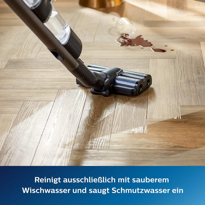 Philips AquaTrio Cordless 9000 Series 3-in-1 Nass-Trocken-Sauger – Kabellos Akku Staubsauger - XW938