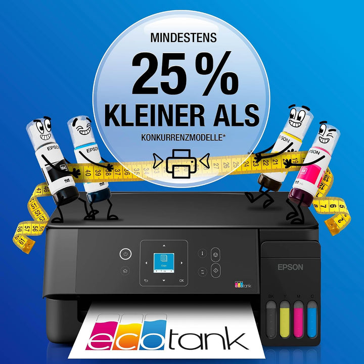 Epson EcoTank ET-2922 | Für vielbeschäftigte Haushalte | Wi-Fi | A4 | Drucken, Kopieren, Scannen | L