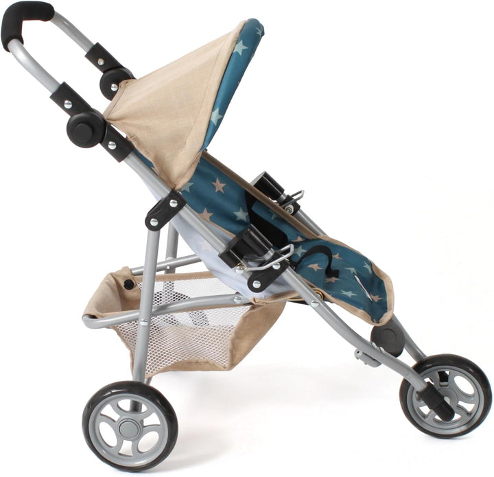 Bayer Chic 2000 - Puppenbuggy Lola, Kinderwagen für Puppen bis ca. 50 cm Grösse, Jogging-Buggy, Pupp