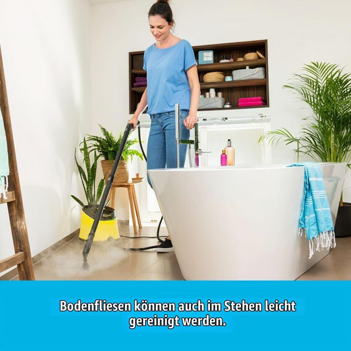 Dampfreiniger Zubehör Für Kärcher XXL Fugenbürste mit flexiblem Gelenk, Fugenbürsten-Set für Kärcher