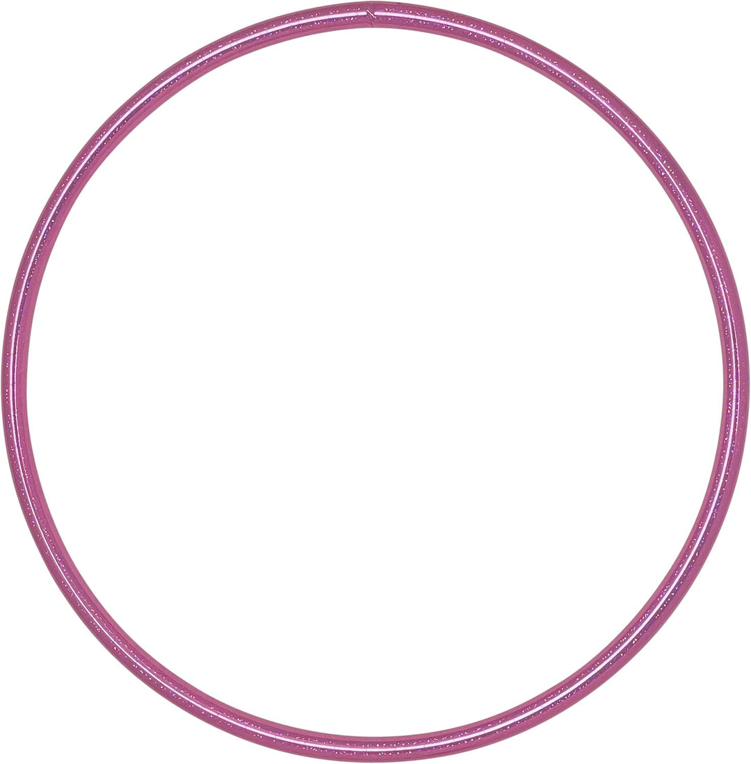 hoopomania Kinder Hula Hoop, Glitter Farben, Ø60/70/80cm Ø80cm Pink, Ø80cm Pink