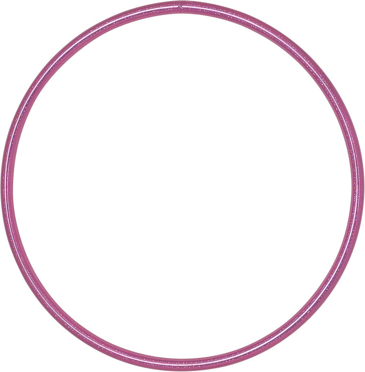 hoopomania Kinder Hula Hoop, Glitter Farben, Ø60/70/80cm Ø80cm Pink, Ø80cm Pink