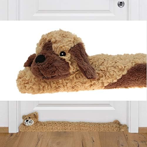 Zugluftstopper für Fenster oder Türen vermindert Wärmeverlust 90 cm von E-Com24 (hund), Hund