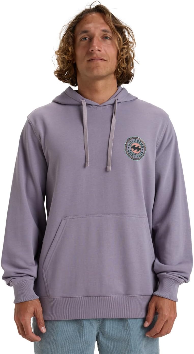 BILLABONG Herren Short Sands Pullover Graphic Sweatshirt Kapuzenpullover S Light Purple, S Light Pur
