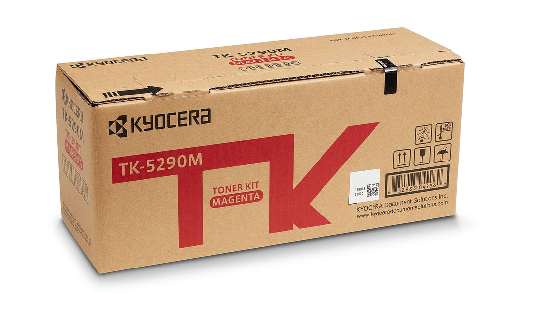 Kyocera TK-5290M Magenta. Original Toner-Kartusche 1T02TXBNL0. Kompatibel für P7240cdn, magenta