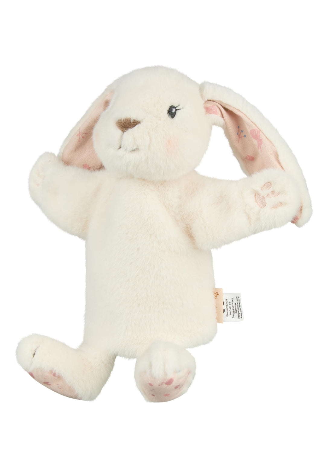 Sterntaler Kinder Handpuppe Hase Hanni - weiches Spielzeug zum Puppentheater, Erzählen, Kuscheln & z