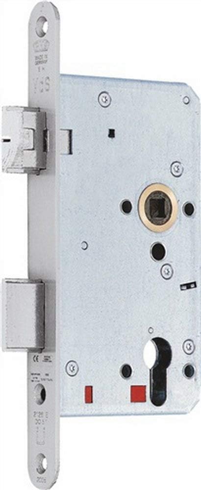 BKS Panikschloss, Automatikriegel, Dorn 65 mm, Entf.72 mm, Nuss 9 mm, DIN Links Stulp 20 x 235 mm, F