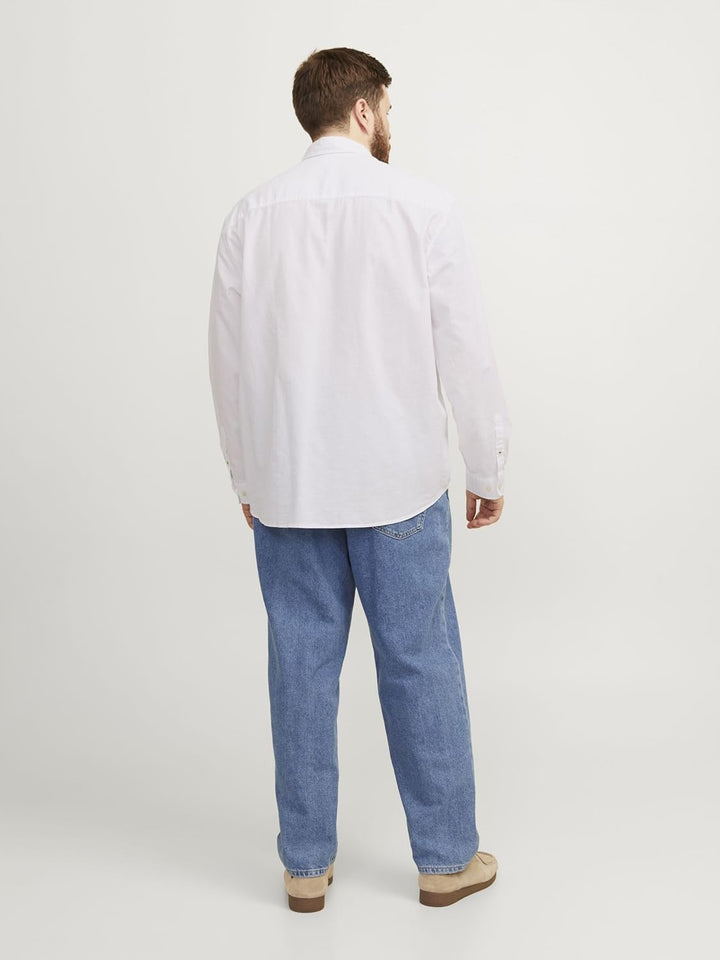 JACK & JONES Male Freizeithemd Slim Fit Freizeithemd XS Weiss, XS Weiß