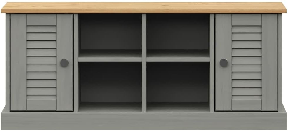 vidaXL Schuhschrank, Schuhregal mit viel Stauraum, Schrank Schuhe mit Metallknöpfen, Schuhkommode Sc