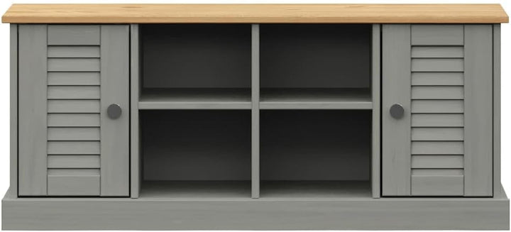 vidaXL Schuhschrank, Schuhregal mit viel Stauraum, Schrank Schuhe mit Metallknöpfen, Schuhkommode Sc