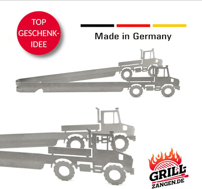 Grillzange Motiv Unimog, spülmaschinengeeignet, Geschenkidee, Männergeschenk