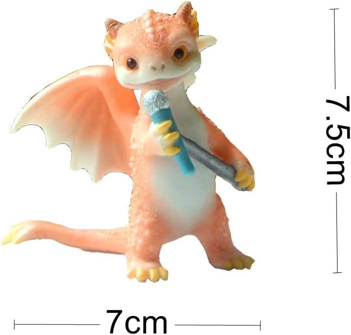 Miniatur Fee Garten Drache Figurine- Mein Solokonzert Singen Drache, Singen Drache