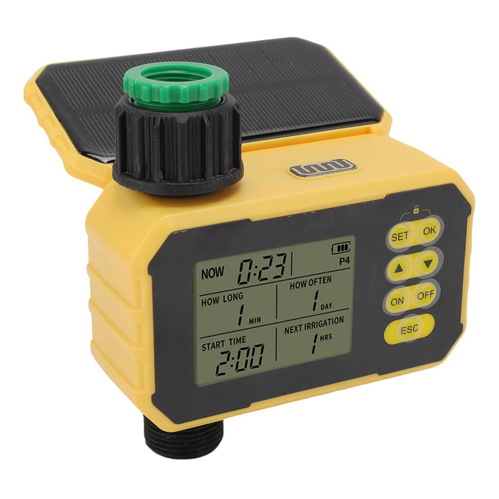 Solar Sprinkler Timer Einstellbarer Solarpanel Typ C Port Automatisch Gartenschlauch Wasser Timer mi