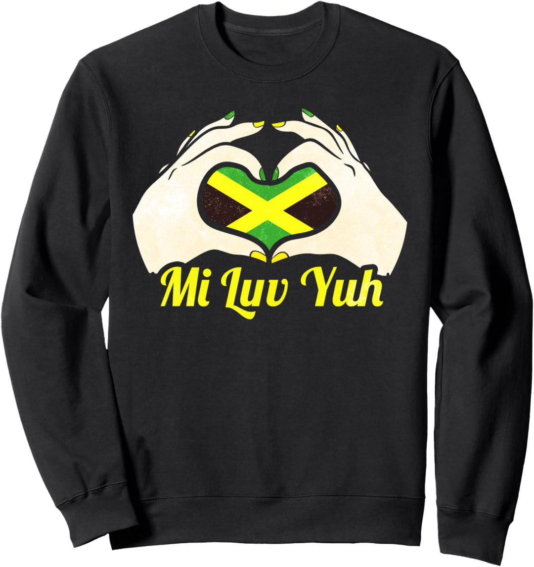 Jamaika Jamaikanische Flagge Karibik Urlaub Reggae Sweatshirt