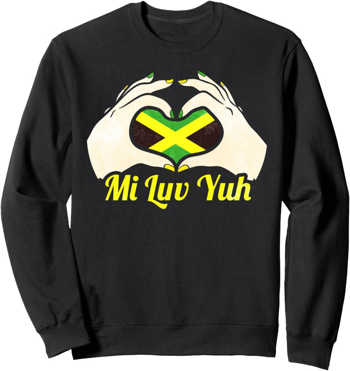Jamaika Jamaikanische Flagge Karibik Urlaub Reggae Sweatshirt
