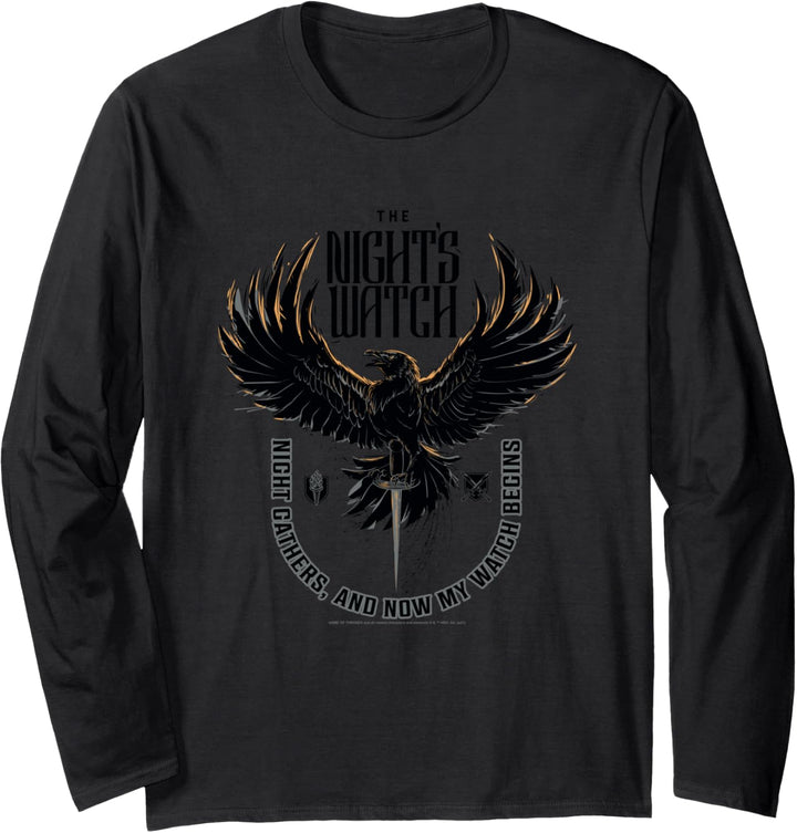 Game of Thrones The Night's Watch Night Gathers Langarmshirt