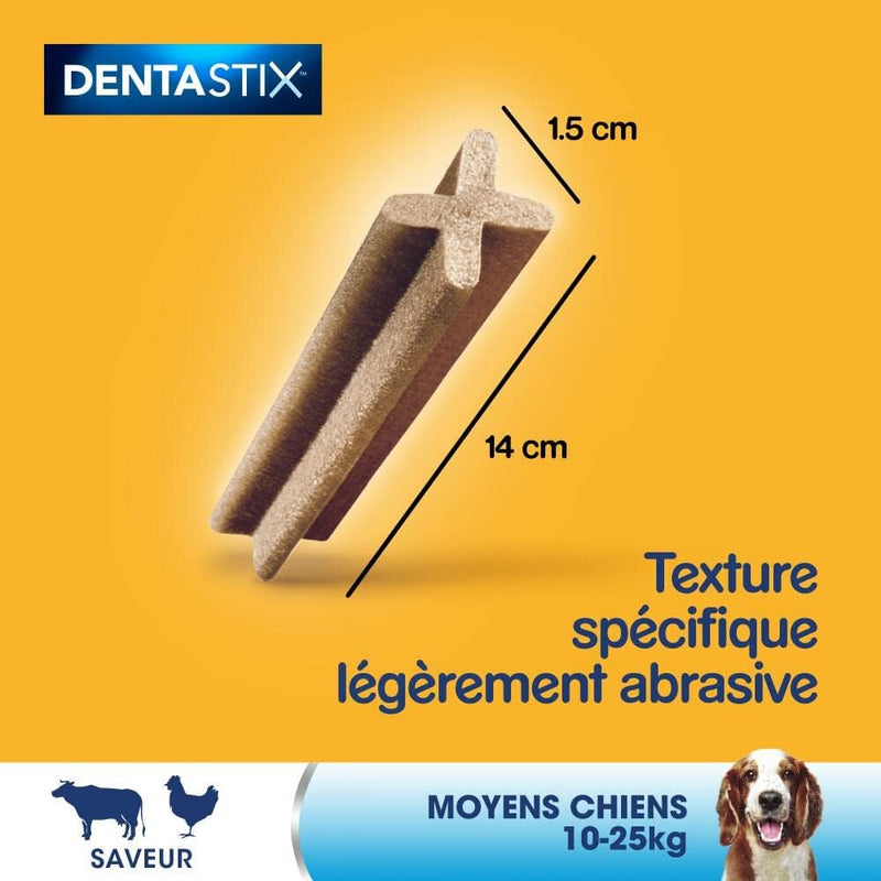 Pedigree Dentastix – Leckerlis für Hunde Moyen chien (10-25kg), Moyen chien (10-25kg)